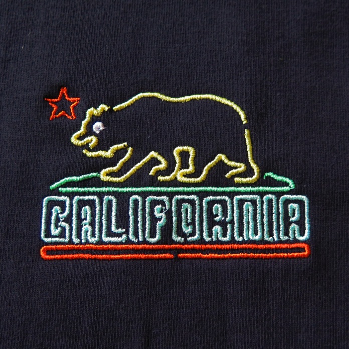 カリフォルニア ネオンTシャツ 刺繍 SUNNY VENDORS